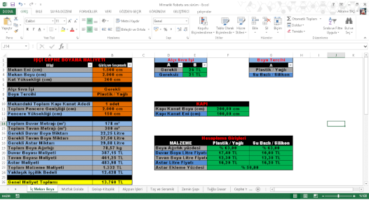 Excel Düşünürü İş Başında...